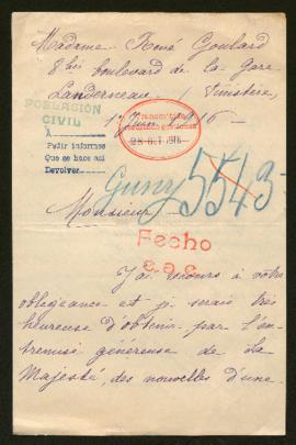 Expediente de monsieur y madame Guny