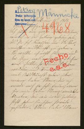Expediente de Ernst Männicke