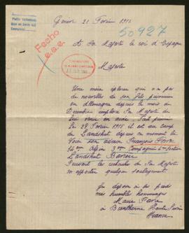 Expediente de François Favre