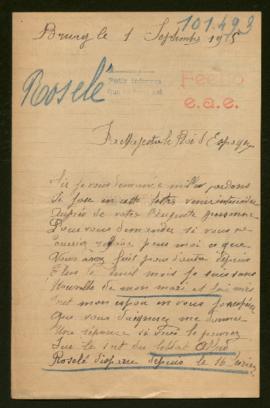 Expediente de Alfred Roselé