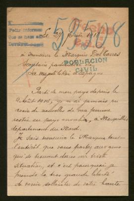 Expediente de madame Buriez Barbery