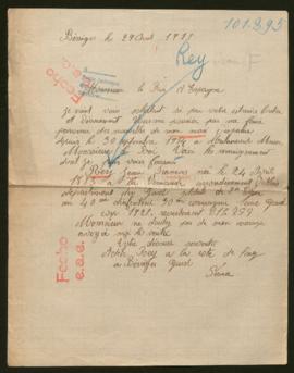 Expediente de Jean François Rey