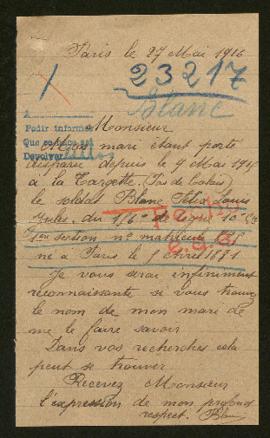 Expediente de Felix Louis Jules Blanc