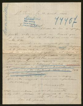 Expediente de Edmond Aristide Sonneville
