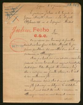 Expediente de Emile Julien