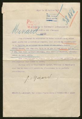 Expediente de la familia Minard Brallion