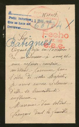 Expediente de Georges Bantignies