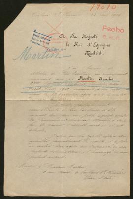 Expediente de Maurice Martin