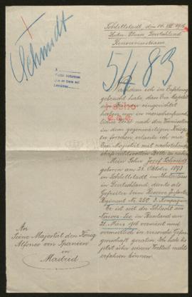 Expediente de Josef Schmidt