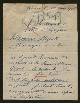 Expediente de Frédéric Victor Allain