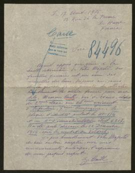 Expediente de Maxime Caill