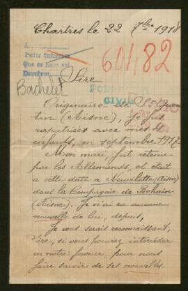 Expediente de Octave Paul Bachelet