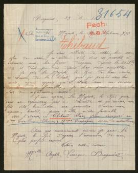 Expediente de  Pierre Thibaud