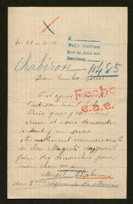 Expediente de Marcel Cabiron