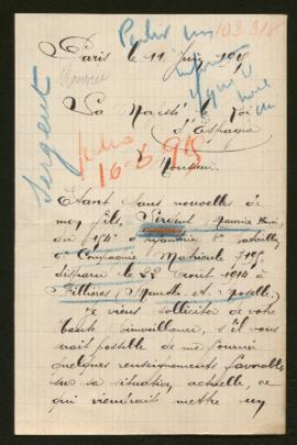 Expediente de Maurice Henri Sergent