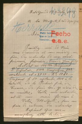 Expediente de Jean Jules Terrade