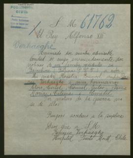 Expediente de la familia Verhaeghe Brunel