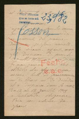 Expediente de Emile Cosson