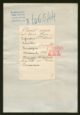 Expediente de Paul Adrien Marie Fleuriot