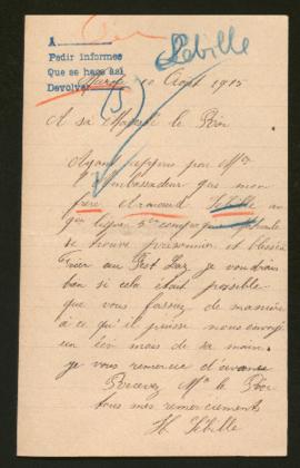 Expediente de Armand Sébille