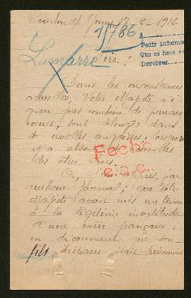 Expediente de Paul Eugène Lamarre