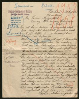 Expediente de Otto Simons y otros