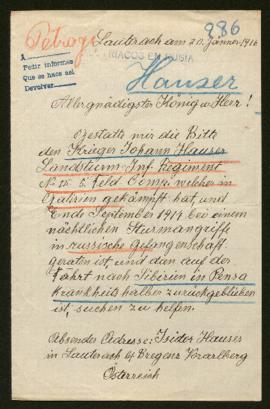 Expediente de Johann Hauser