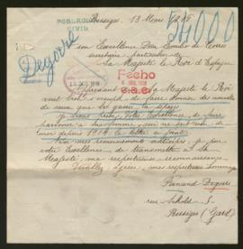 Expediente de madame Degorre Machut