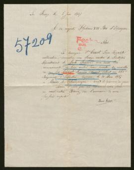 Expediente de François Clément Tissot