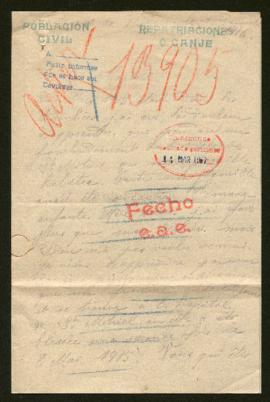 Expediente de madame Eugène Acker y su hija