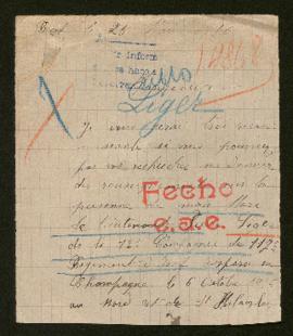 Expediente de Pierre Liger
