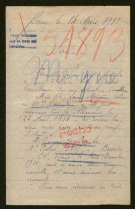 Expediente de Louis Meigne