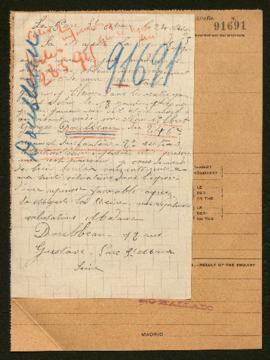 Expediente de Albert Georges Doulbeau