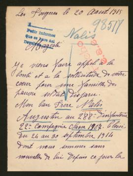 Expediente de Augustin Nalis