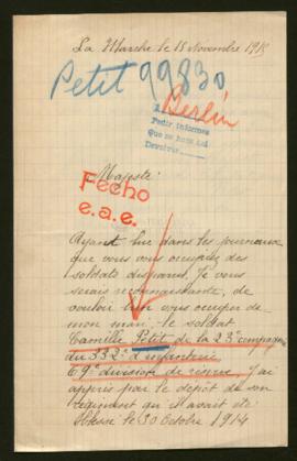 Expediente de Camille Petit