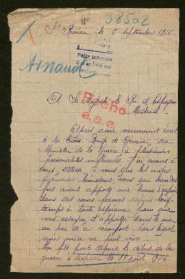 Expediente de Louis Daniel Arnaud