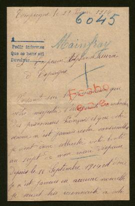 Expediente de Eugène Louis Mainfray