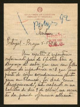 Expediente de Alfredo Ambrozio Ferreira