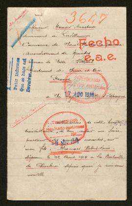 Expediente de Robert Louis Mauger