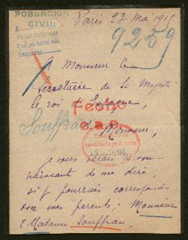 Expediente de monsieur y madame Souffran