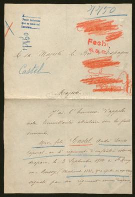Expediente de André Louis Castel