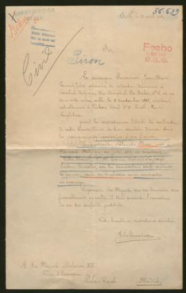 Expediente de Blanche Piron