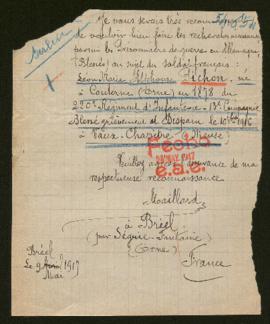 Expediente de Léon Marie Alphonse Pichon