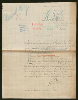 Expediente de mesdames Evrard-Nory, Auguste Brière-Evrard y las familias Perroncel-Brière y Malde...