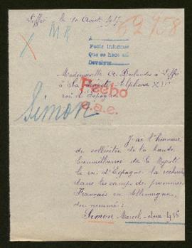 Expediente de Marcel Simon