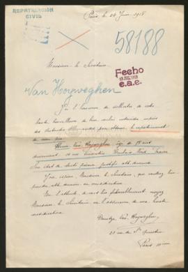 Expediente de Henri Hoyweghen
