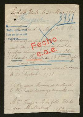 Expediente de Alexandre Frugier