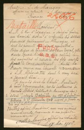 Expediente de Joseph Bataille