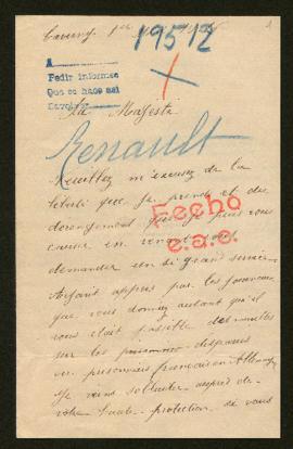 Expediente de Georges Renault