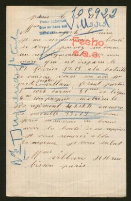 Expediente de Victor Joseph Villard